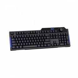 Teclado Gamer Azio L70 LED Azul, Inalámbrico, USB, Negro (Inglés)