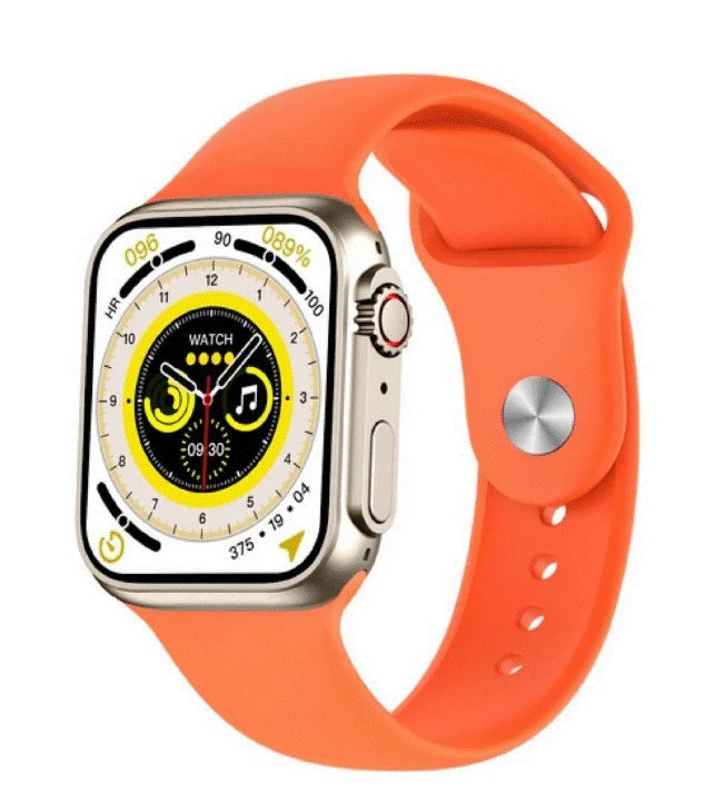 Reloj Smartwatch VAK B6 Ultra Bluetooth NFC Calorias Presion Naranja