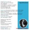 Reloj Smartwatch Vak Tm8 De Acero Bluetooth Ips Presion Nfc