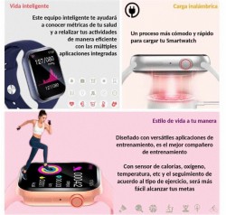 Reloj Smartwatch Vak S3 Llamadas Control Voz Ips 2' Sport Azul