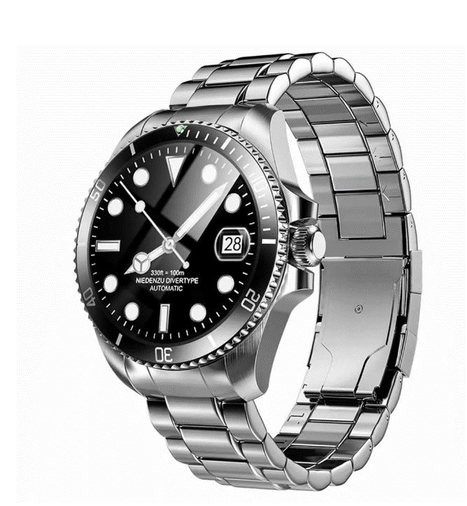 Reloj Smartwatch VAK C1 ACERO SUBMARINE NFC CRISTAL Negro