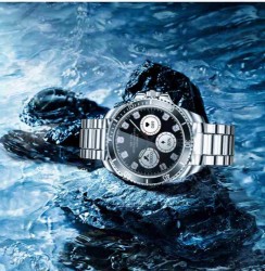 Reloj Smartwatch VAK C1 ACERO SUBMARINE NFC CRISTAL Negro