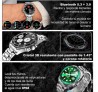 Reloj Smartwatch VAK C1 ACERO SUBMARINE NFC CRISTAL Negro