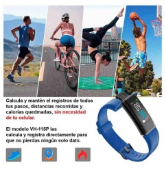 Reloj Smartwatch Vak 115 Podometro Bluetooth Sueño Musica HEALTH