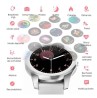 Reloj Smartwatch VAK T90 Bluetooth IP67 TIMER MENSAJES FIT Blanco 25'