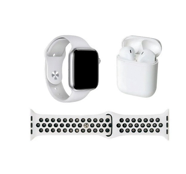 BOX SET Reloi Inteligente y Auriculares Gadgets&fun Blanco