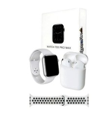 BOX SET Reloi Inteligente y Auriculares Gadgets&fun Blanco