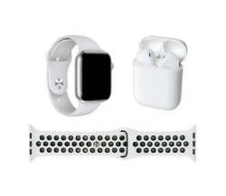 BOX SET Reloi Inteligente y Auriculares Gadgets&fun Blanco