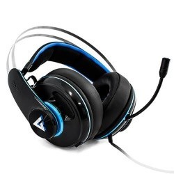 Game Factor Audífonos Gamer HSG600, Alámbrico, 3 Metros, 3.5 mm, Negro