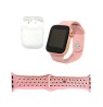 BOX SET Reloi Inteligente y Auriculares Gadgets&fun Rosa