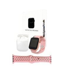 BOX SET Reloi Inteligente y Auriculares Gadgets&fun Rosa