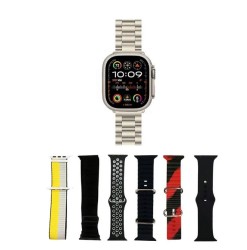 Reloj inteligente Gadgets&Fun 7 correas intercambiables Negro