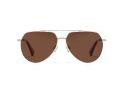 Lentes de Sol HAWKERS Shadow Polarizados Hombre y Mujer Plata/Marrón