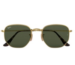 Lentes de Sol Ray Ban Rb3548n 001 Hexagonal Flat