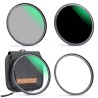 86mm Kit de Filtros Magnéticos, Filtro UV + Filtro Polarizador CPL + Filtro ND1000 + Adaptador + Bolsa para Filtros, Serie Nano