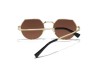 Lentes de Sol HAWKERS Aura Polarizados Hombre y Mujer Color Dorado