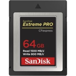 TARJETA CF EXPRESS TIPO B 64GB EXTREME PRO 1500 MB/S