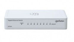 Switch Manhattan Gigabit Ethernet 560702, 8 Puertos