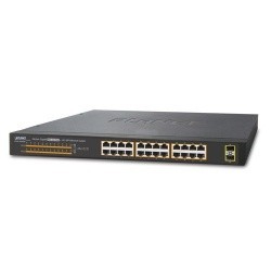 Switch Planet Gigabit Ethernet GSW-2620HP 220W, 24 Puertos