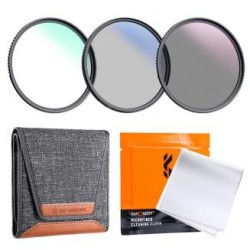 40.5mm Kit de Filtro de Lente MCUV+CPL+ND4 con Paño de Limpieza de Lente y Bolsa de Filtro