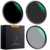Kit de filtro de lente de 46 mm Densidad neutra ND8 ND64 CPL Polarizador circular para lentes de cámara profesional