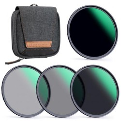 52mm ND4, ND8, ND64, ND1000 Kit de filtro de lente para lente de cámara + bolsa de filtro