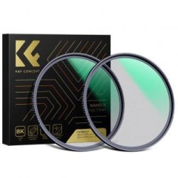 52mm Kit Filtros Black Mist 1/4 + 1/8 Efecto Cinematográfico, Serie Nano-X