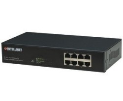Switch Intellinet Ethernet 560757, 10-100Mbps, 8 Puertos, 4096 Entr...