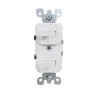 INTERRUPTOR TRAD DOBLE BLANCO LEVITON.