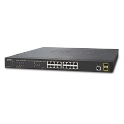 Switch Planet Gigabit Ethernet GS-4210-16T2S, 16 Puertos