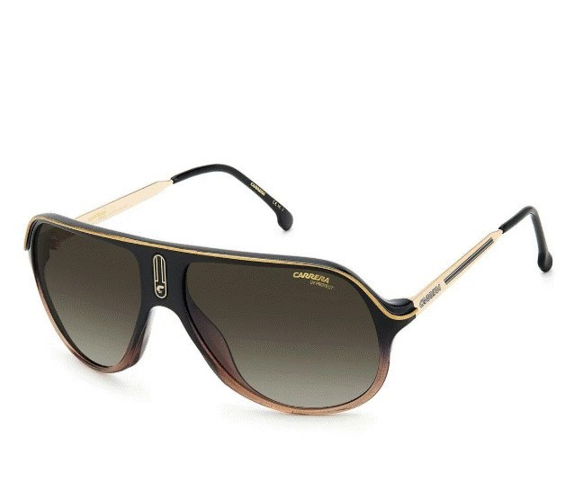 Lentes de Sol Carrera Unisex 204583DCC62HA Safari65/N Negro/Beige