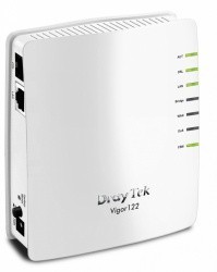 Drayteck Router Ethernet Vigor122, ADSL2-2 Modem, Alámbrico, Blanco