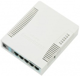 Router Mikrotik Ethernet RB951G-2HnD, Inalámbrico, 5x RJ-45, 2.4GHz...