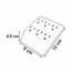 MULTICONTACTO CUADRADO DE 6 ENTRADAS FU0177 FULGORE.