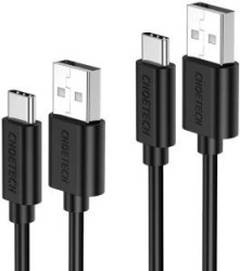 CABLE USB A TIPO C 90 GRADOS 2 MT NEGRO