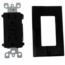 TOMACORRIENTE GFCI 15 AMP NEGRO