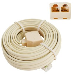 EXTENSION TEL ADAPTABLE DOBLE 25ft IVO POWER WORKS.