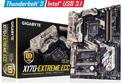 Tarjeta Madre Gigabyte ATX GA-X170-EXTREME ECC, S-1151, Intel C236,...