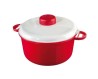 OLLA MICROONDAS TENDENCIAS ROJA