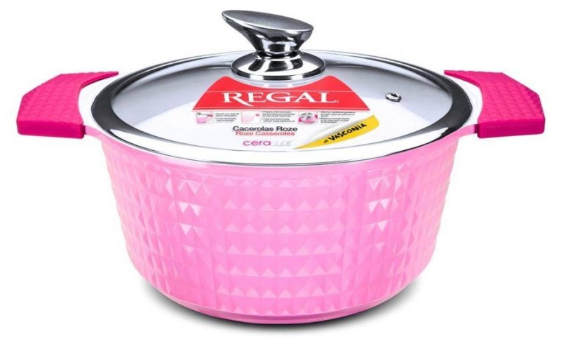 2 PACK CACEROLAS ROSAS TEXTURIZADAS REGAL