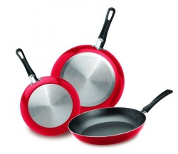3 PACK SARTENES ROJOS