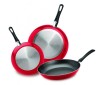 3 PACK SARTENES ROJOS