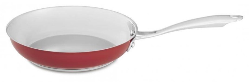 KI SARTÉN 25CM ACERO INOX ROJO