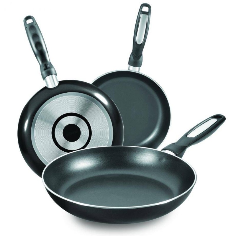 SET 3 SARTENES NEGROS. 20/24/30 CM