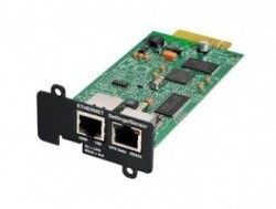 Eaton Tarjeta de Red Network Card-MS, Alámbrico, 2 Puertos Ethernet