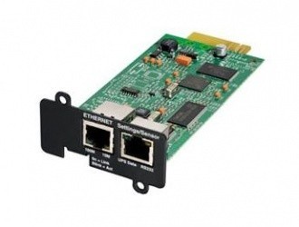 Eaton Tarjeta de Red Network Card-MS, Alámbrico, 2 Puertos Ethernet