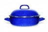 ARROCERA PELTRE AZUL 24CM CON TAPA