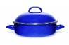 ARROCERA DE PELTRE AZUL. 28CM