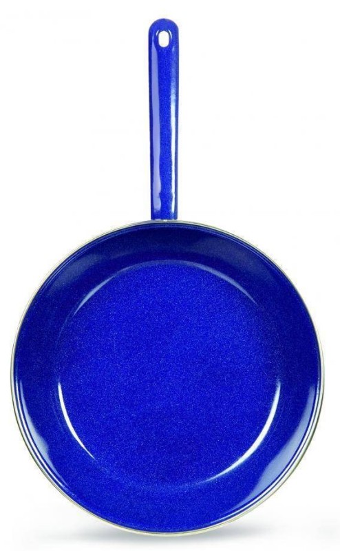 SARTÉN DE PELTRE AZUL. 26CM