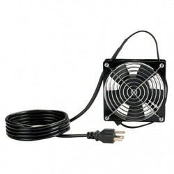 Panduit Kit de Ventilador para Rack, 130mm, Negro